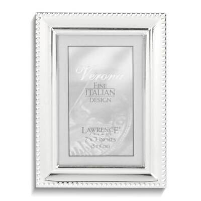 Silver-tone Beaded 2x3 Photo Frame GM25431, MPN: GM25431, 751148077606