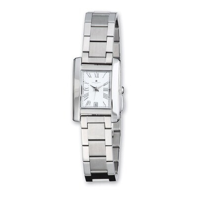 Charles Hubert Stnless Steel White Dial 20mm Rectangular Watch Ladies XWA3262, MPN: XWA3262, 811233…