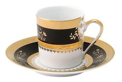 Deshoulieres Orsay Black Coffee Saucer SC-RI7419, MPN: SC-RI7419, 3104361235396
