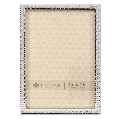 5 x 7 Inch Silver-tone Metal Hammer Effect Picture Frame GM22209, MPN: GM22209, 751148075275