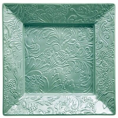 Raynaud Italian Renaissance Square Trinket Tray Turquoise 0821-47-600017, MPN: 0821-47-600017, 3660…