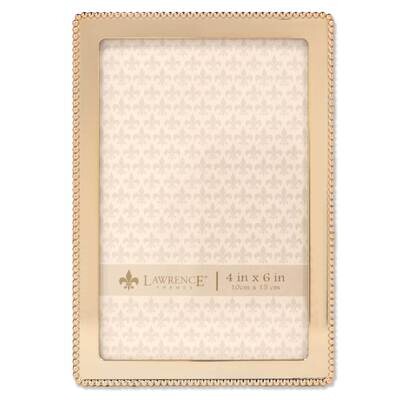 4 x 6 Inch Gold-tone Metal Classic Beaded Picture Frame GM22215, MPN: GM22215, 751148076395