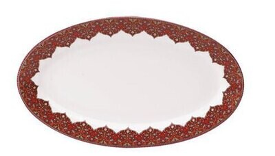 Deshoulieres Dhara Red Relish Dish RV-RI7438, MPN: RV-RI7438, 3104361259293