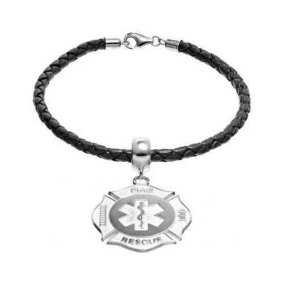 1 MALTESE CROWITH RESCUE SYMBOL IN CENTER BEAD BAIL Sterling Silver PBS015BDSSBR, MPN: PBS015BDSSBR…