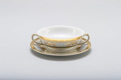 Deshoulieres Orsay Powder Blue Cream Soup Cup BBC-RI6289, MPN: BBC-RI6289, 3104360405141