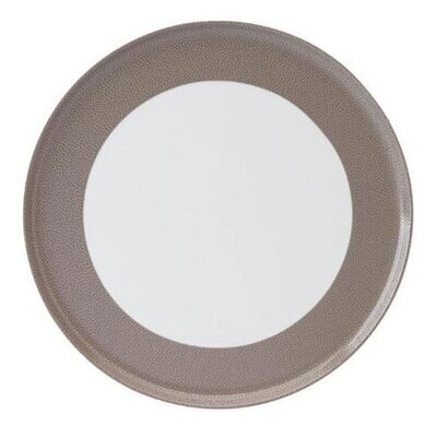 Deshoulieres Seychelles Taupe Round Cake Platter PTA-HA7432, MPN: PTA-HA7432, 3104361275620