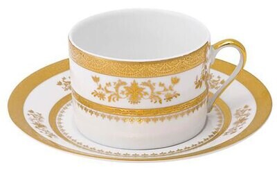 Deshoulieres Orsay White Tea Saucer ST-RI6287, MPN: ST-RI6287, 3104360211759