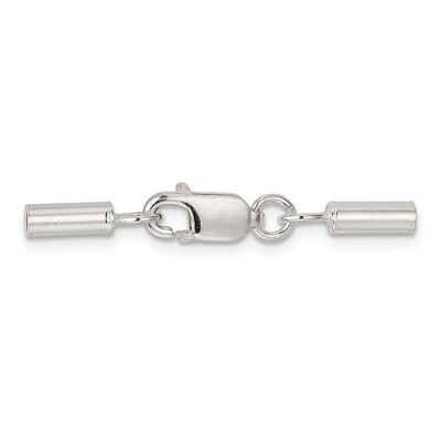 31 x 3.3mm Lobster with Endcaps Clasp Sterling Silver SS3412, MPN: SS3412,