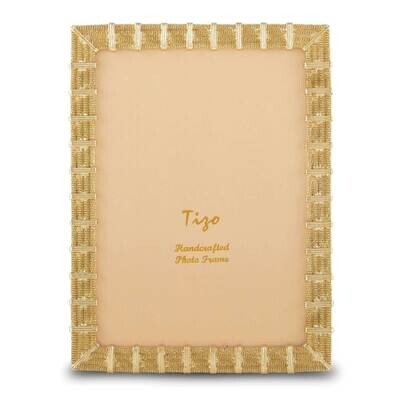 Gold-tone Mesh 5 x 7 Inch Photo Picture Frame GM20018, MPN: GM20018,