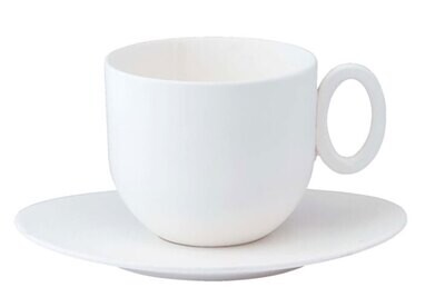 Deshoulieres Epure White Breakfast Cup And Saucer PTG-ER, MPN: PTG-ER, 3104361367615