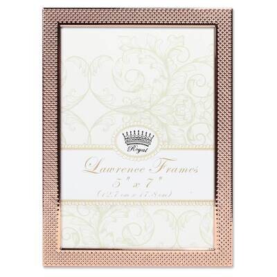5 x 7 Inch Fawn Pin Dot Pattern Copper-tone Picture Frame GM22249, MPN: GM22249, 751148073936