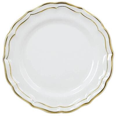 Gien Filet Or Gold Dessert Plate 1837CADE22, MPN: 1837CADE22, 840769028019