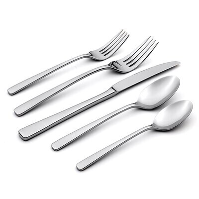 Oneida Doublet 20 Piece Flatware Set B1013020AL20, MPN: B1013020AL20, 78737140726