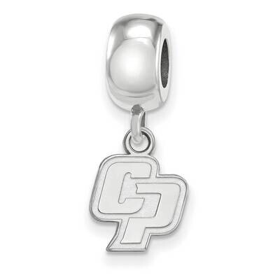 California Polytechnic State University Bead Charm x-Small Dangle Sterling Silver SS004CPY, MPN: SS…