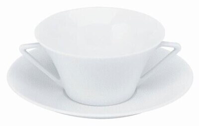 Deshoulieres Seychelles White Cream Soup Saucer SBB-HA6987, MPN: SBB-HA6987, 3104360935822