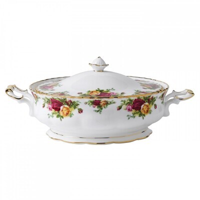 Royal Albert Old Country Roses Covered Vegetable Dish 50 Oz, MPN: IOLCOR00406, 798901568612