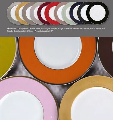 Deshoulieres Carat Platinum Serving Plate APR-MZ6435, MPN: APR-MZ6435, 3104360050914