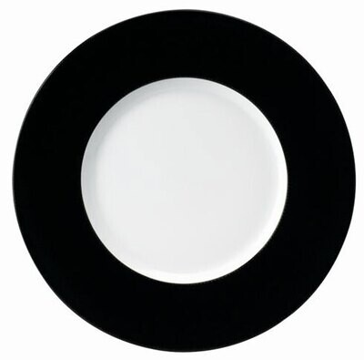 Deshoulieres Seychelles Black Dinner Plate Large Rim AP-HA7210, MPN: AP-HA7210, 3104361028691
