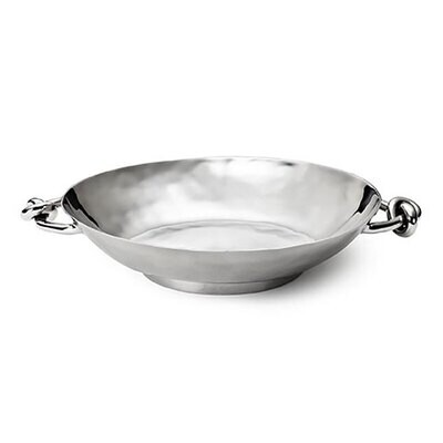 Mary Jurek Helyx Shallow Dish with Two Knots 7&quot; HLX017, MPN: HLX017, 817658011063