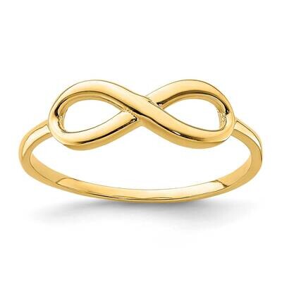 Infinity Ring 10k Gold 10R655, MPN: 10R655,