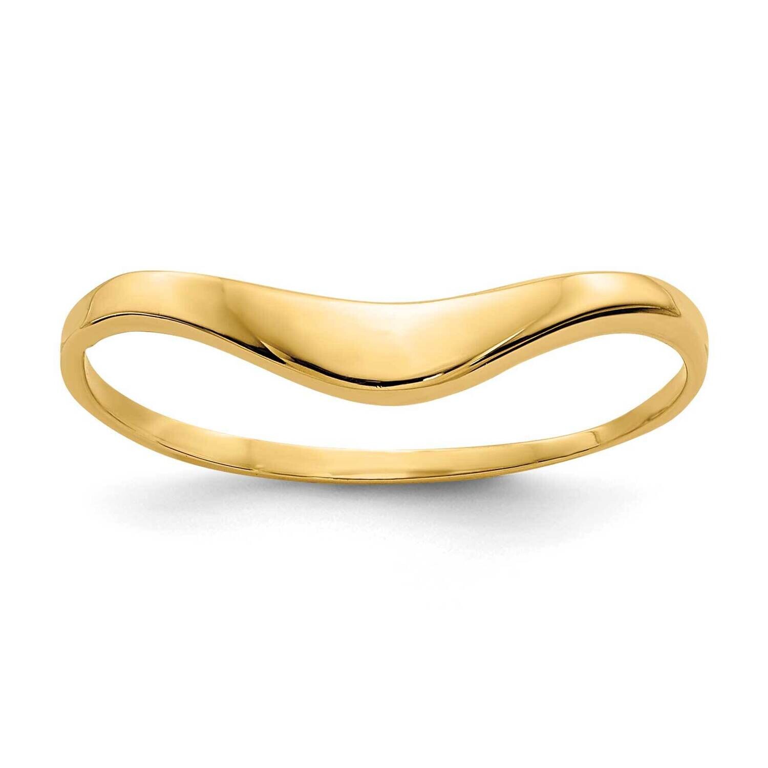 Dome Ring 10k Polished Gold 10R385, MPN: 10R385,