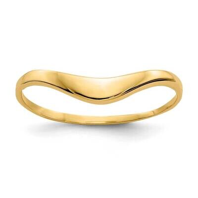 Dome Ring 10k Polished Gold 10R385, MPN: 10R385,