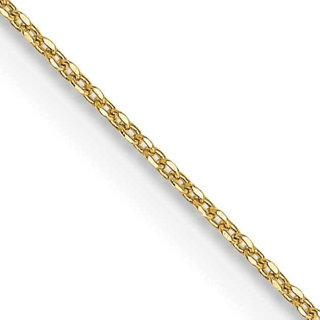 .6mm Diamond-Cut Cable Chain 22 Inch 10k Gold 10PE136-22, MPN: 10PE136-22,