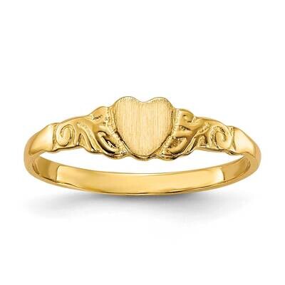 Childs Heart Ring 10k Gold 10R222, MPN: 10R222,