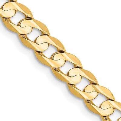 5.25mm Open Concave Curb Chain 28 Inch 10k Gold 10LCR140-28 by Men&#39;s Jewelry and Accessories, MPN: …