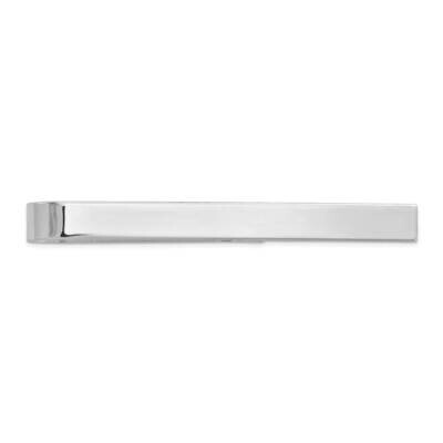 Polished Tie Bar 10k White Gold 10MC182W by Men&#39;s Jewelry and Accessories, MPN: 10MC182W,