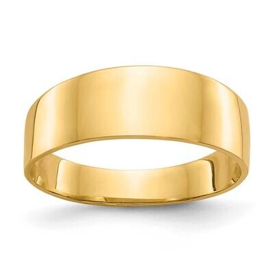 3-6mm Flat-Top Tapered Cigar BRing 10k Gold 10K4629, MPN: 10K4629,
