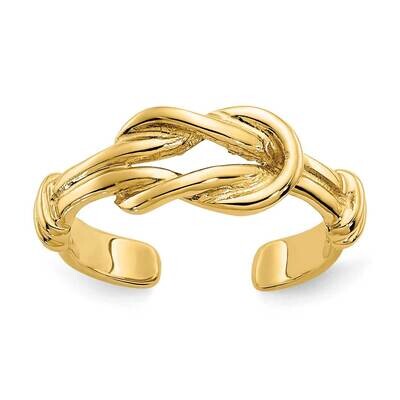 Love Knot Toe Ring 10k Gold 10D1958, MPN: 10D1958,