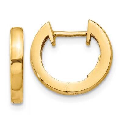 2mm Hinged Hoop Earrings 10k Polished Gold 10H772, MPN: 10H772,
