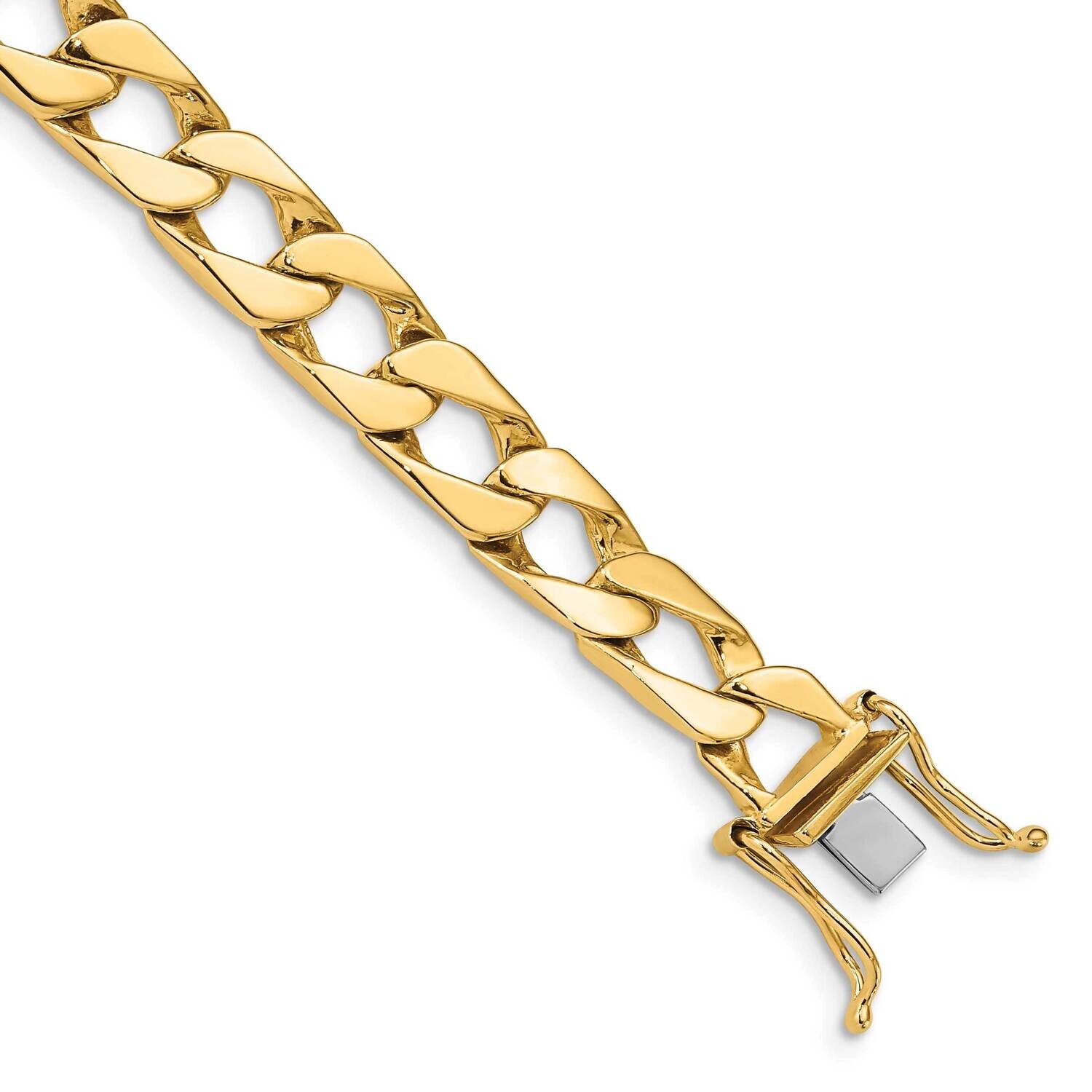 7.9mm Hand-Polished Fancy Link Bracelet 9 Inch 10k Gold 10LK148-9 by Men&#39;s Jewelry and Accessories,…