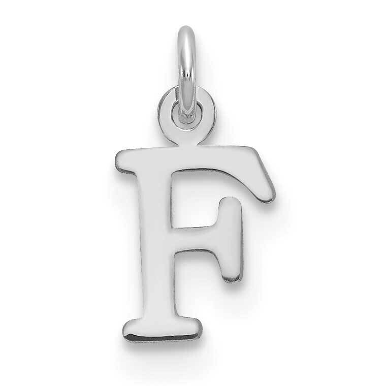 Cutout Letter F Initial Charm 10k White Gold 10XNA1160W/F, MPN: 10XNA1160W/F,