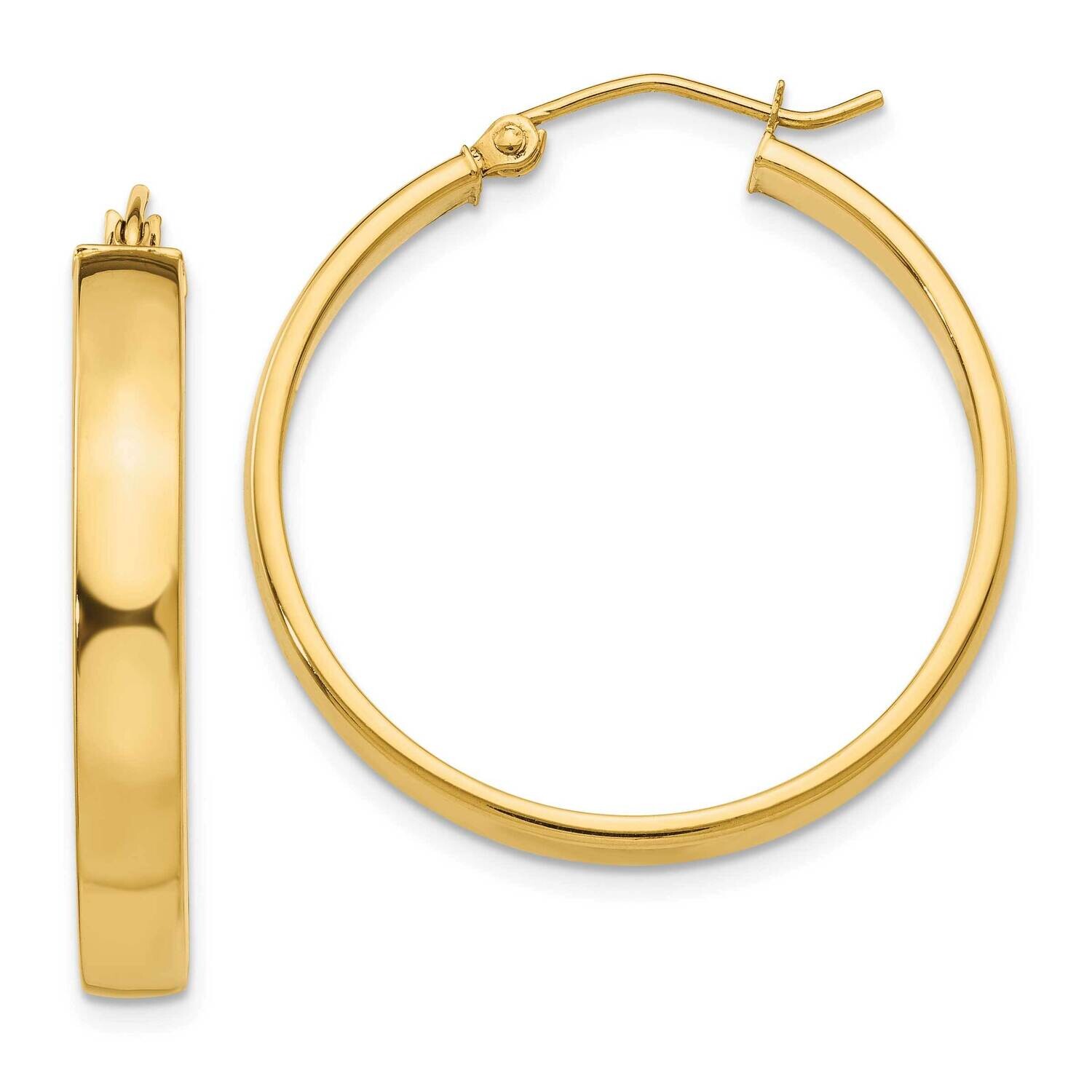 Hoop Earring 10k Polished Gold 10TA241, MPN: 10TA241,