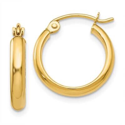 Hoop Earring 10k Polished Gold 10TA231, MPN: 10TA231, 196904097335