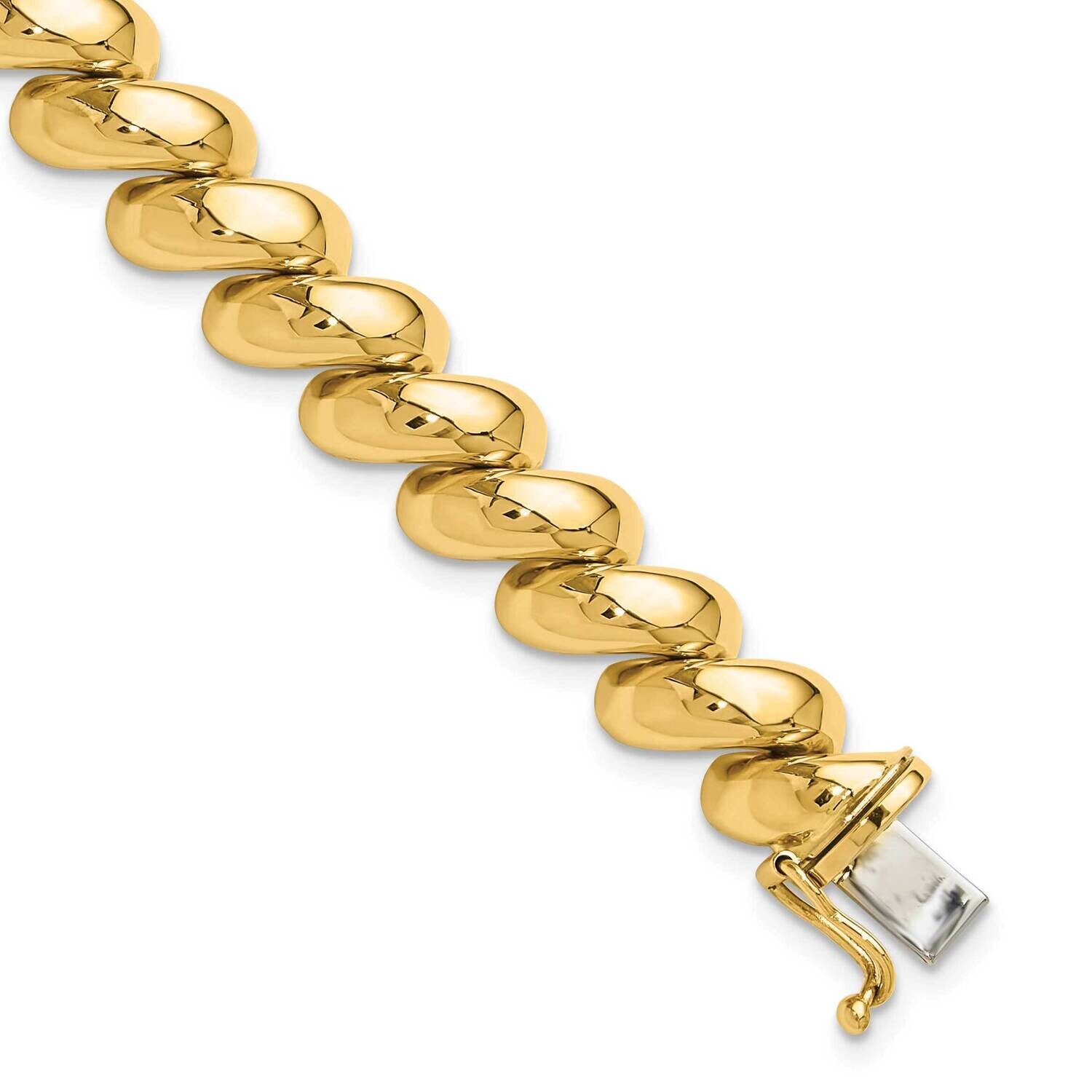 San Marco Bracelet 8 Inch 10k Gold 10SM16-8, MPN: 10SM16-8,