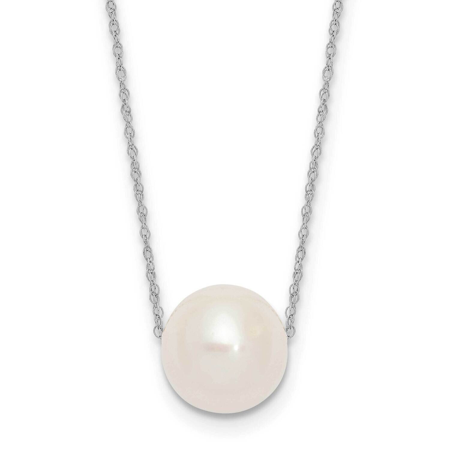 10-11mm Round White Fwc Pearl Rope Necklace 10k White Gold 10XF770W-17, MPN: 10XF770W-17,