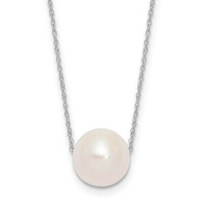 10-11mm Round White Fwc Pearl Rope Necklace 10k White Gold 10XF770W-17, MPN: 10XF770W-17,