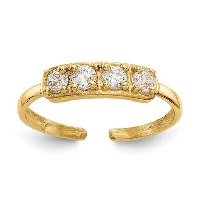 CZ Toe Ring 10k Gold 10K1531, MPN: 10K1531,