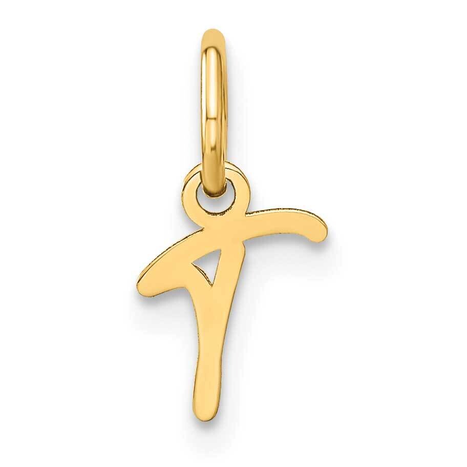 Upper Case Letter T Initial Charm 10k Gold 10XNA1305Y/T, MPN: 10XNA1305Y/T,