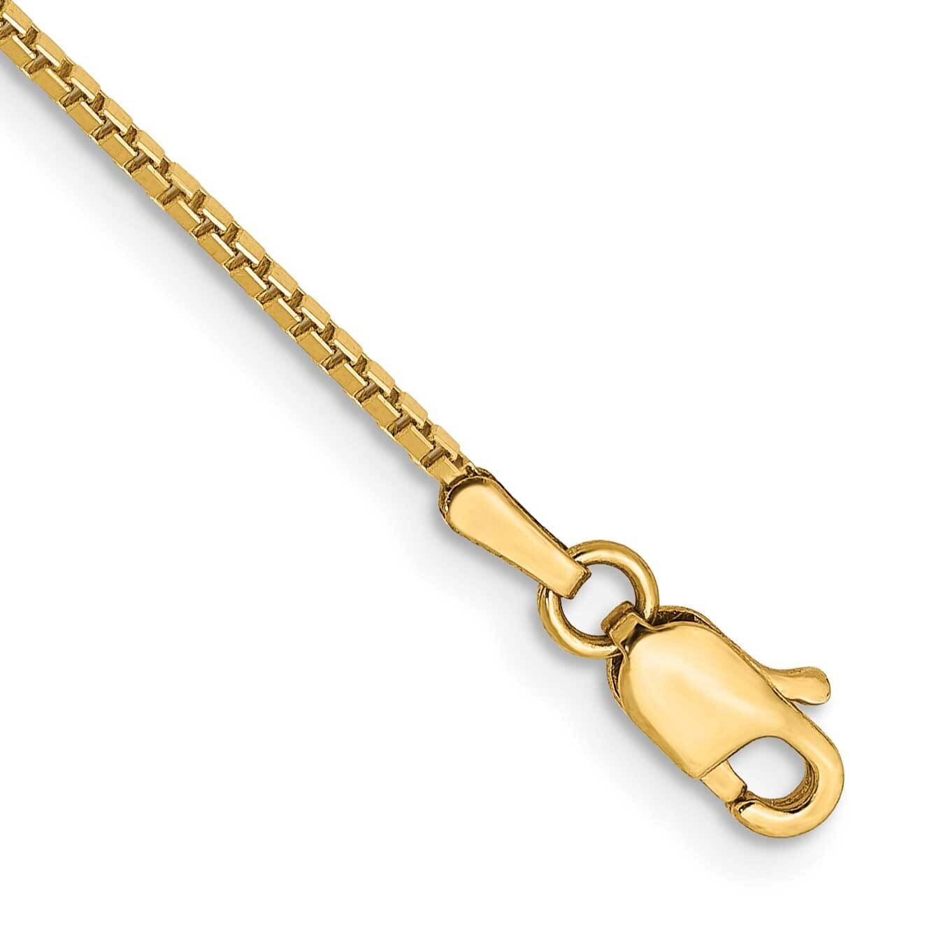 1.05mm Box Chain 7 Inch 10k Gold 10BX105-7, MPN: 10BX105-7,