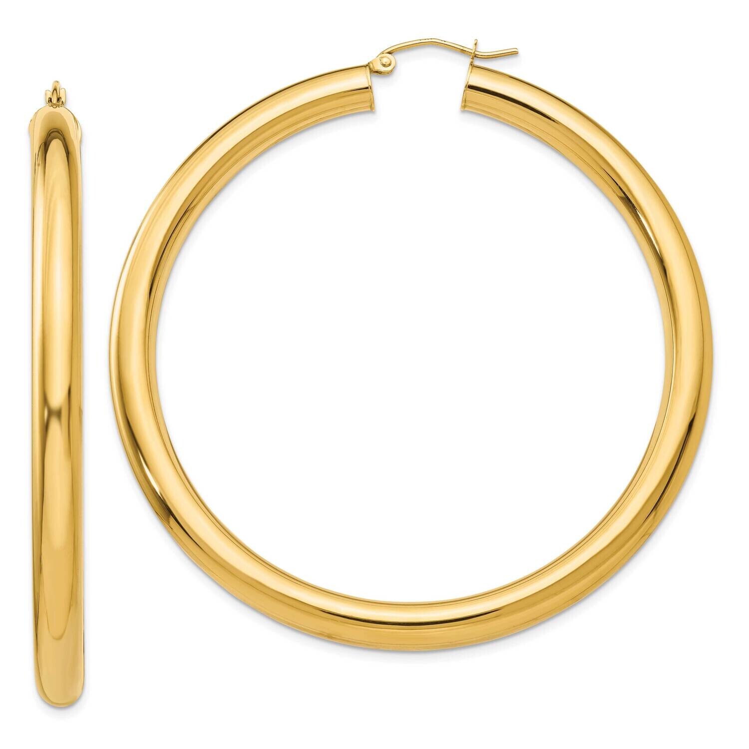 5mm Lightweight Hoop Earrings 10k Polished Gold 10TC194L, MPN: 10TC194L,