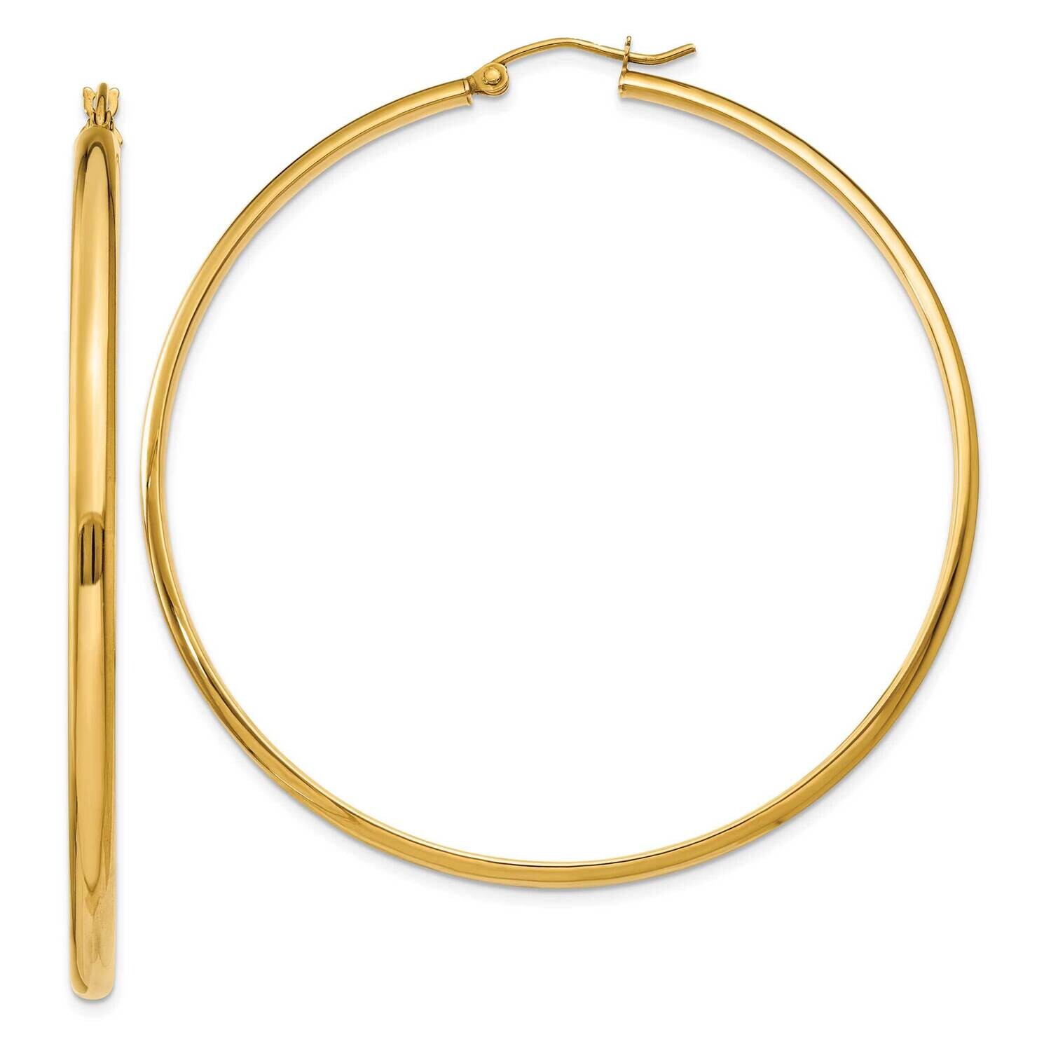 Hoop Earring 10k Polished Gold 10TA238, MPN: 10TA238,