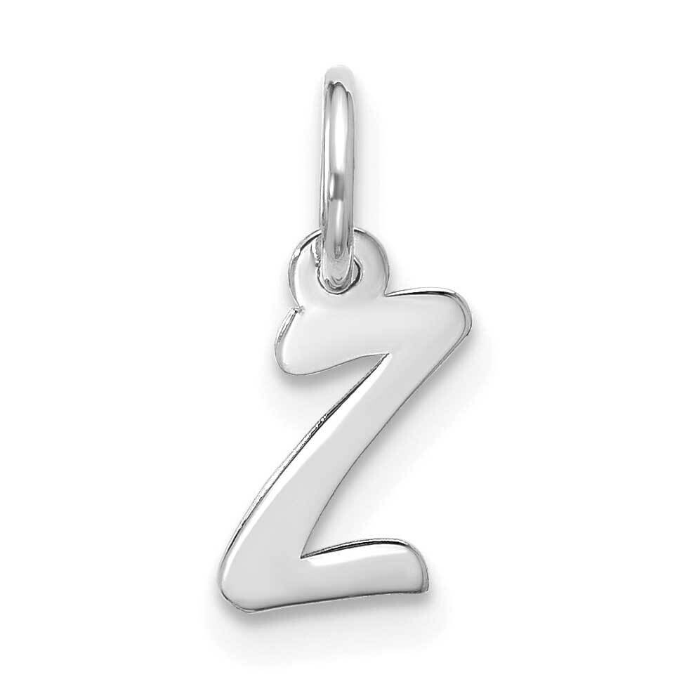 Small Script Initial Z Charm 10k White Gold 10WC1556Z, MPN: 10WC1556Z,
