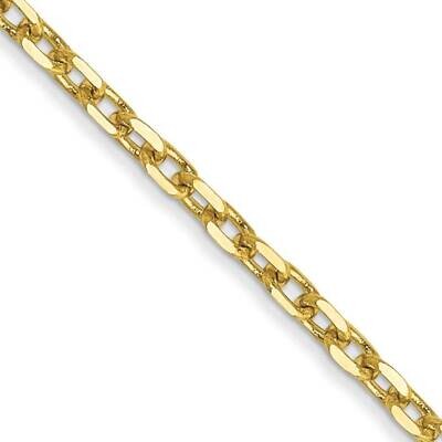 1.8mm Diamond-Cut Cable Chain 22 Inch 10k Gold 10PE204-22, MPN: 10PE204-22,