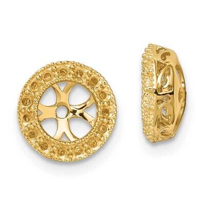 Diamond Earring Jacket Mountings 10k Gold 10XJ34, MPN: 10XJ34,