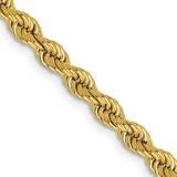 3.65mm Regular Rope Chain 22 Inch 10k Gold 10K025S-22, MPN: 10K025S-22,