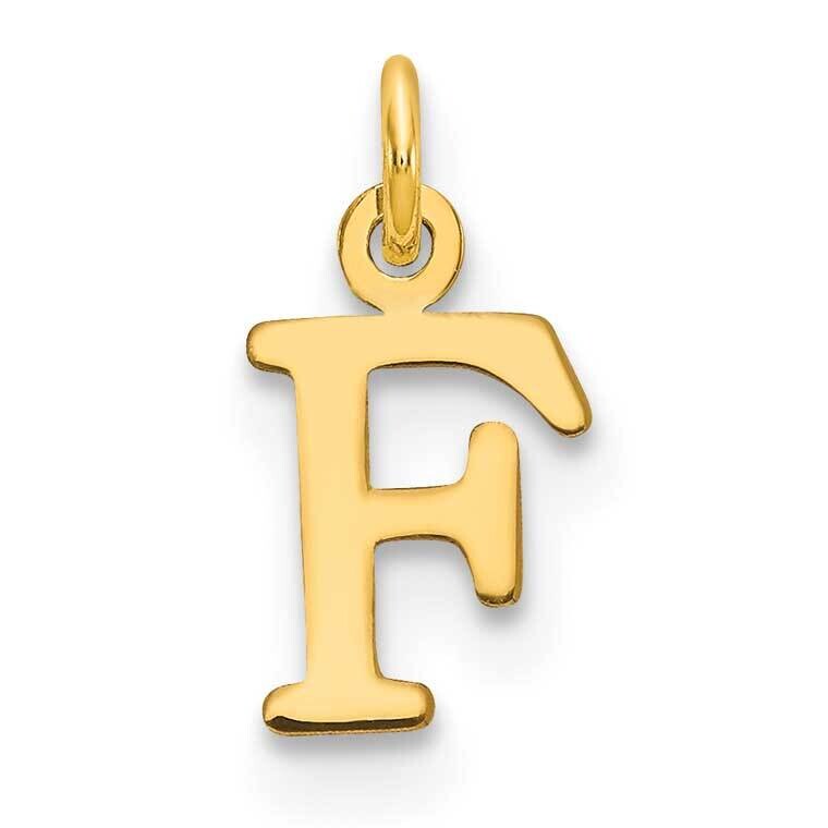 Cutout Letter F Initial Charm 10k Gold 10XNA1160Y/F, MPN: 10XNA1160Y/F,